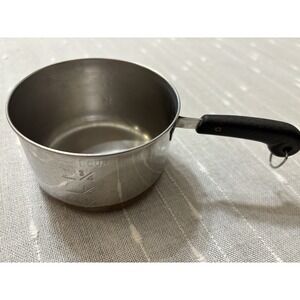 Vintage Revere Ware 1 Cup Sauce Pan Measuring Cup Copper Clad Bottom Patina USA